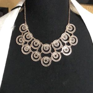 Liz Claiborne rose gold necklace